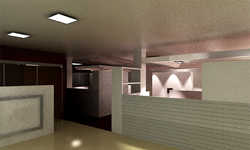 Progetto arredamento interni ufficio - Progetto in 3D